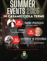 Summer Events Casamicciola: Ricchi e Poveri – Live in Casamicciola