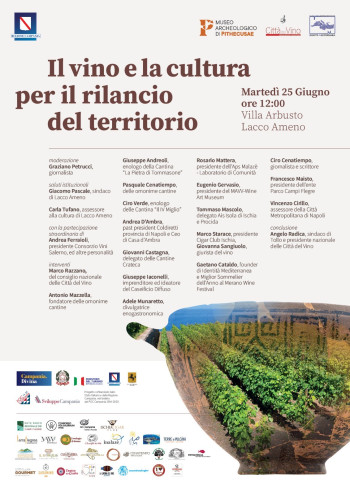 Il vino e la cultura per il rilancio del territorio