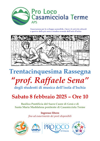 Trentacinquesima Rassegna “prof. Raffaele Sena”