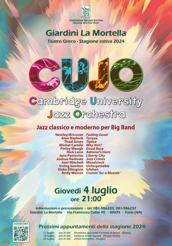 Teatro Greco, stagione estiva: Cambridge University Jazz Orchestra