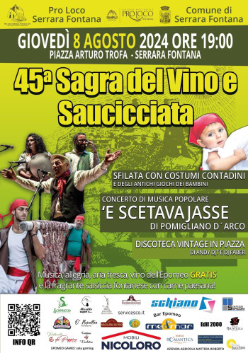 45^ Sagra del vino e sausicciata