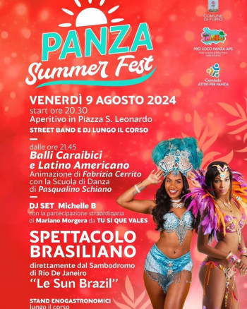 Panza summer fest: spettacolo brasiliano